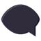 Left Speech Bubble emoji on Emojione